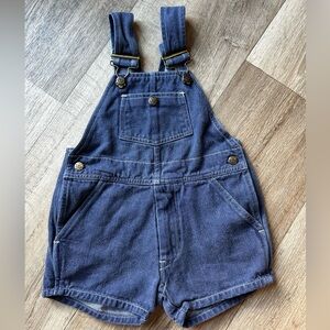 Vintage Kids Denim Overalls